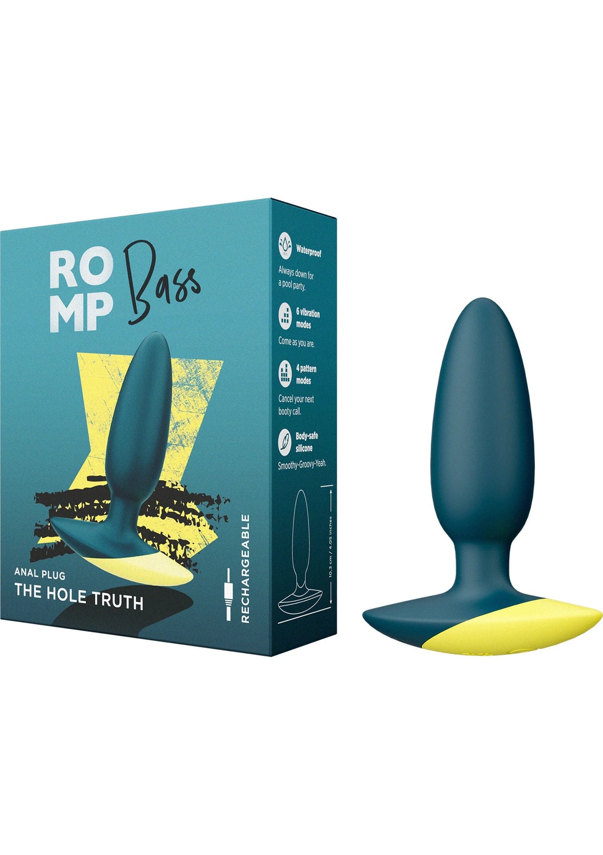 Bestel: Romp Bass vibrating Anal Plug by Romp - bij Happytoys: de erotische sex webshop | liever Happy dan Easy ⭐⭐⭐⭐⭐
