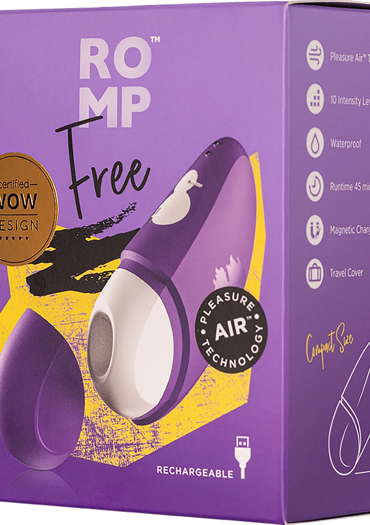 Bestel: Free Airpressure Vibrator by Romp - bij Happytoys: de erotische sex webshop | liever Happy dan Easy ⭐⭐⭐⭐⭐