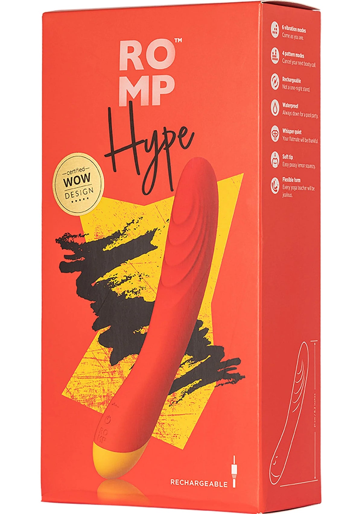 Bestel: Hype Vibrator by Romp - bij Happytoys: de erotische sex webshop | liever Happy dan Easy ⭐⭐⭐⭐⭐