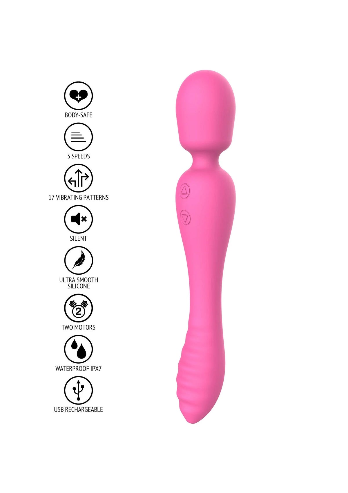 Bestel: Fame The Evermore 2 - in - 1 Massager by ToyJoy - bij Happytoys: de erotische sex webshop | liever Happy dan Easy ⭐⭐⭐⭐⭐