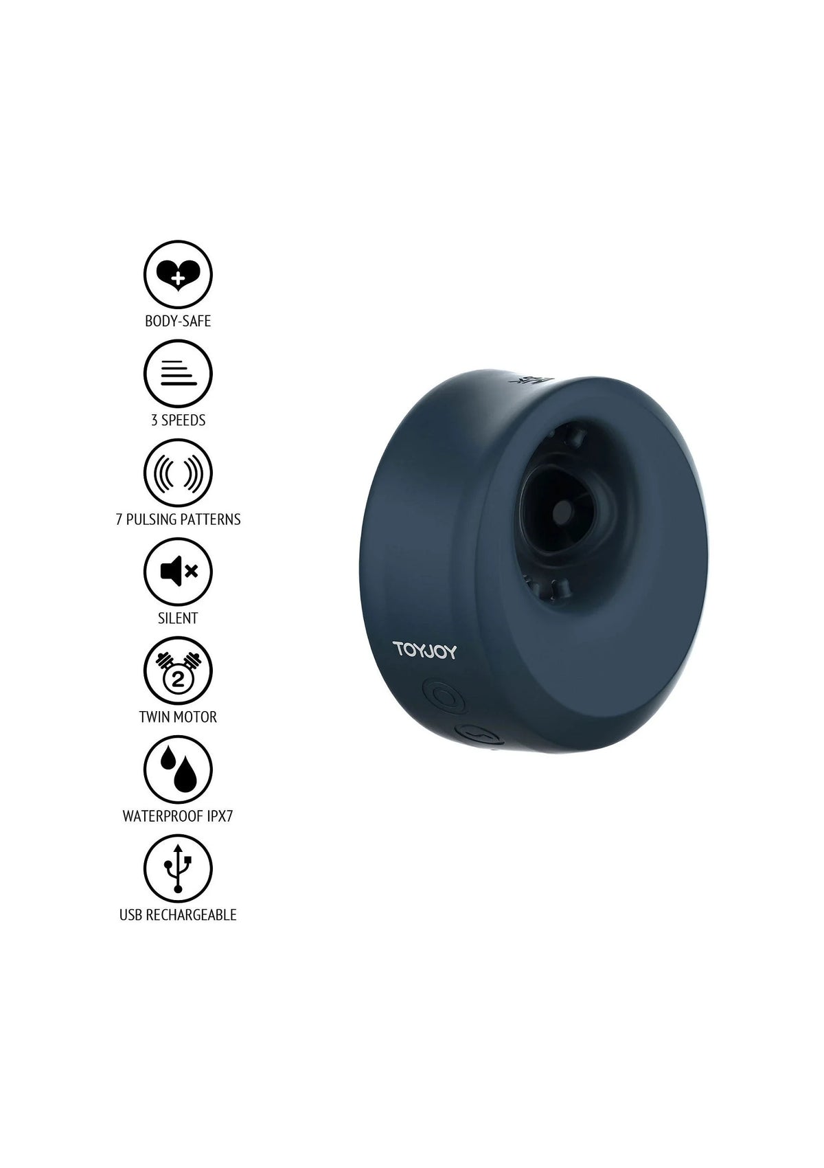 Bestel: Urban ZEPHYR - Pulsating Stroker & C - Ring by ToyJoy - bij Happytoys: de erotische sex webshop | liever Happy dan Easy ⭐⭐⭐⭐⭐
