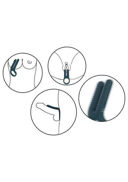 Bestel: Urban Fushion - Vibrating Couple Ring by ToyJoy - bij Happytoys: de erotische sex webshop | liever Happy dan Easy ⭐⭐⭐⭐⭐