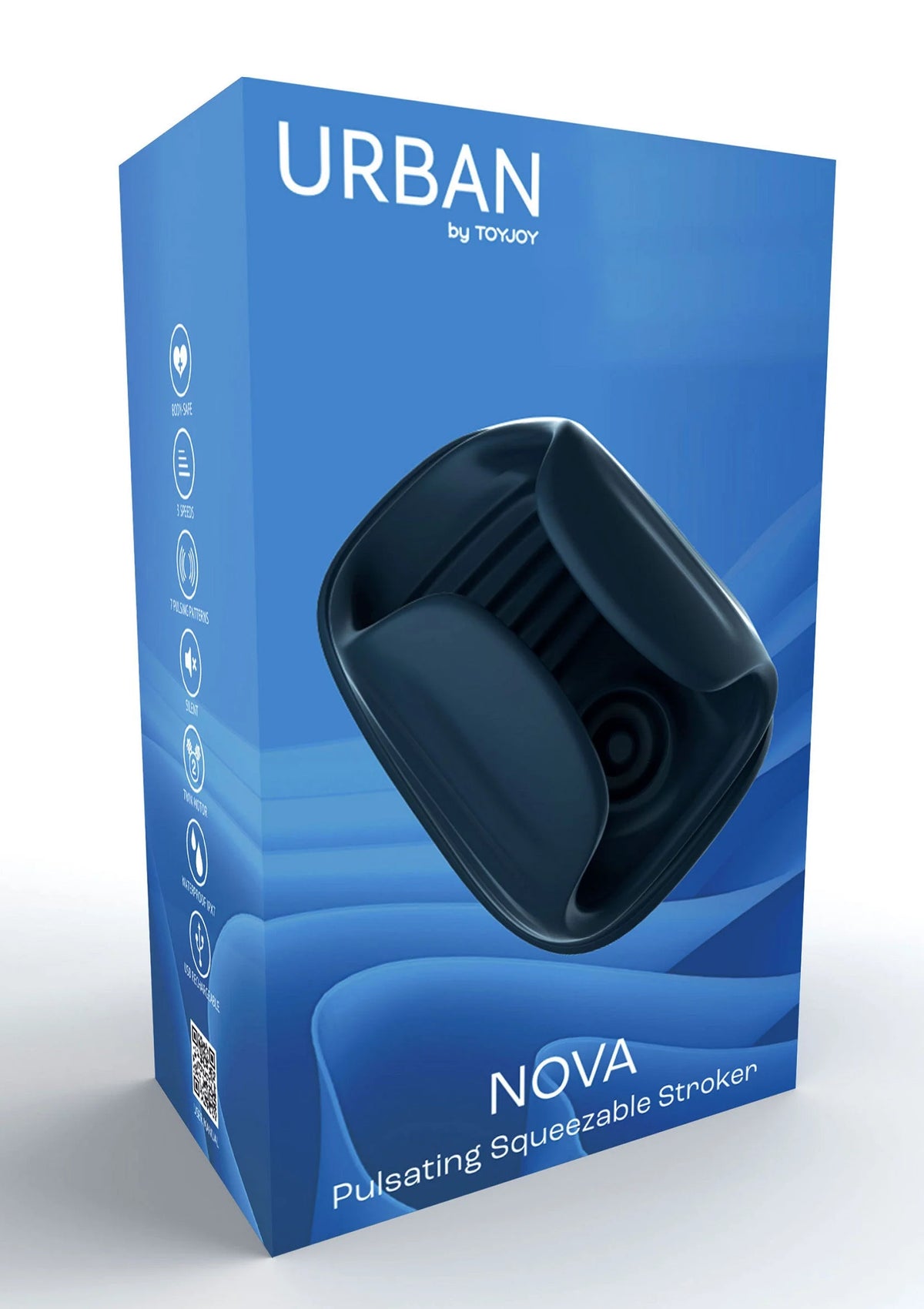 Bestel: Nova Pulsating Squeezable Stroker by ToyJoy - bij Happytoys: de erotische sex webshop | liever Happy dan Easy ⭐⭐⭐⭐⭐