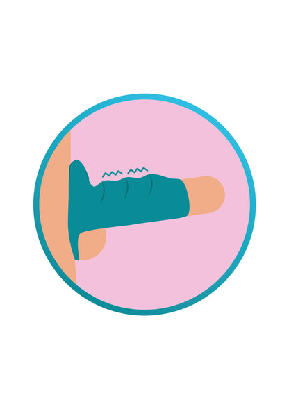 Bestel: The Zayn Vibrating Couple Sleeve by ToyJoy - bij Happytoys: de erotische sex webshop | liever Happy dan Easy ⭐⭐⭐⭐⭐