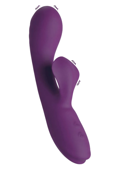 Bestel: The Selene Rumbling Rabbit Vibrator by ToyJoy Fame - bij Happytoys: de erotische sex webshop | liever Happy dan Easy ⭐⭐⭐⭐⭐ - Default Title - 11056 - PURPLE