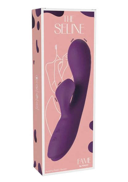 Bestel: The Selene Rumbling Rabbit Vibrator by ToyJoy Fame - bij Happytoys: de erotische sex webshop | liever Happy dan Easy ⭐⭐⭐⭐⭐