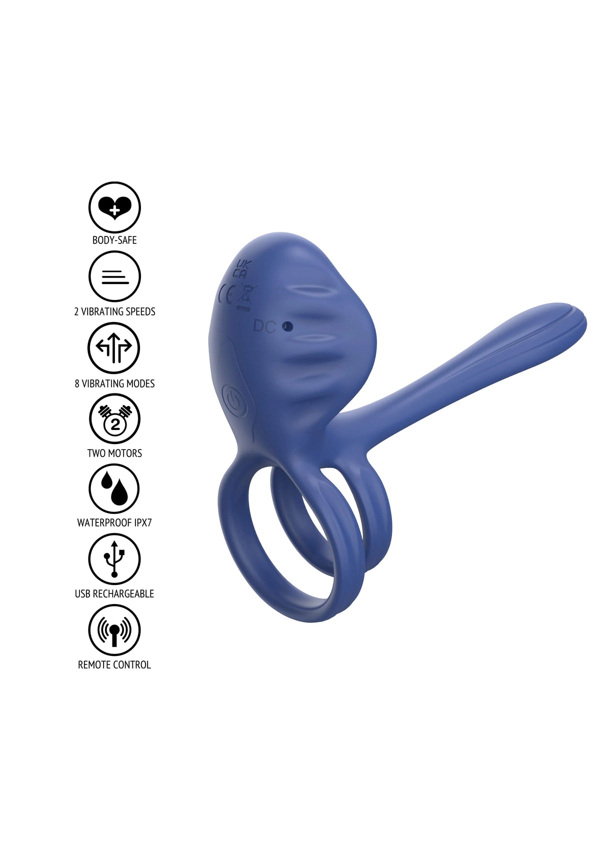 Bestel: Couples Slimline Vibrator Ring by Xocoon - bij Happytoys: de erotische sex webshop | liever Happy dan Easy ⭐⭐⭐⭐⭐