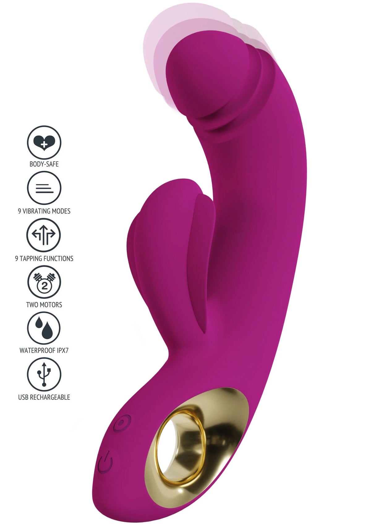 Bestel: Harmony Dual Touch G - spot Vibrator by Xocoon - bij Happytoys: de erotische sex webshop | liever Happy dan Easy ⭐⭐⭐⭐⭐