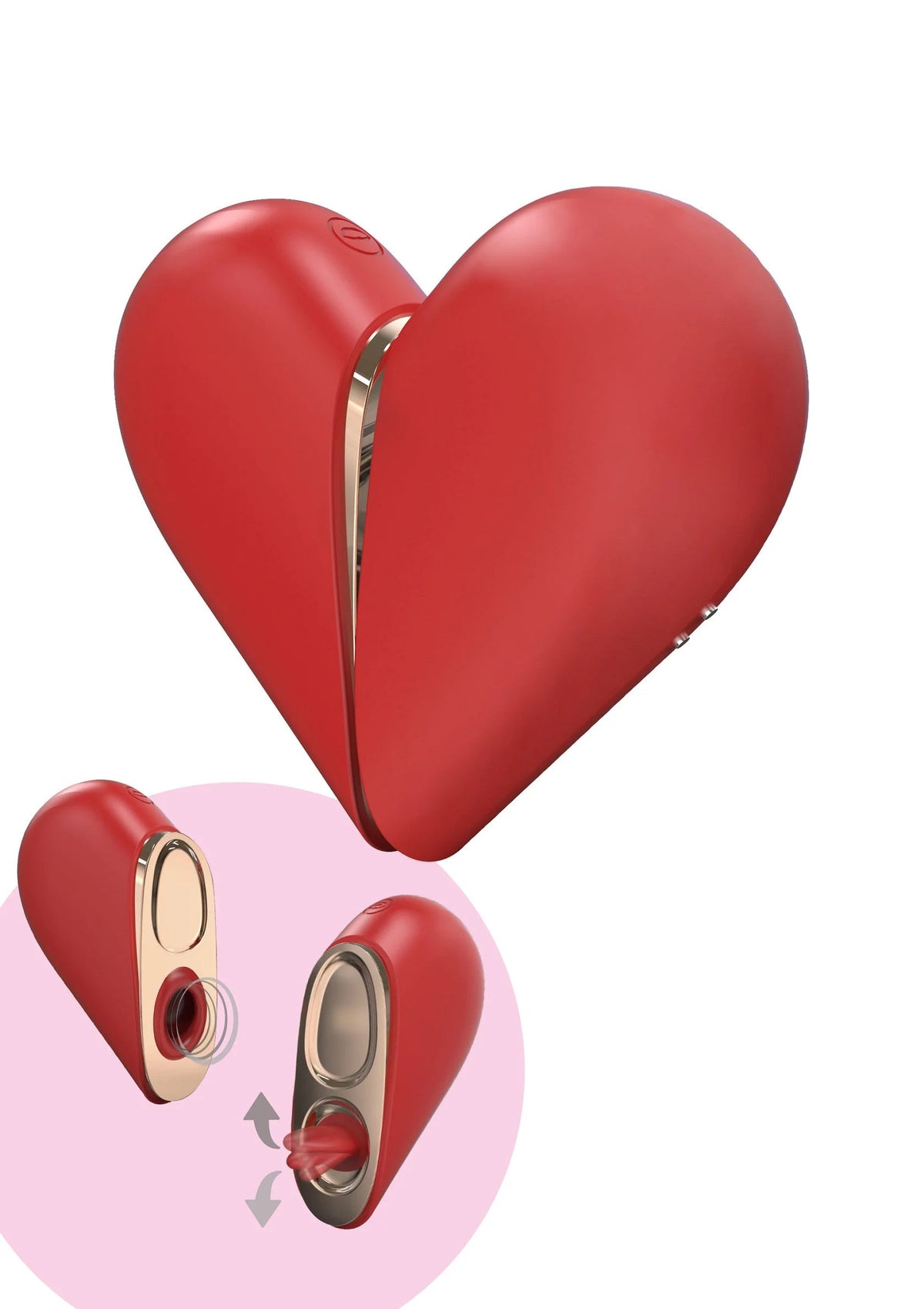 Bestel: Heartbreaker 2 - in - 1 Stimulator by Xocoon - bij Happytoys: de erotische sex webshop | liever Happy dan Easy ⭐⭐⭐⭐⭐