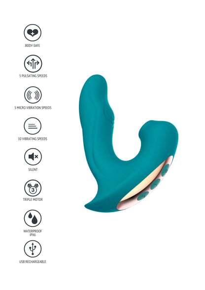 Bestel: Eternal Love Air Pulse Vibrator by Xocoon - bij Happytoys: de erotische sex webshop | liever Happy dan Easy ⭐⭐⭐⭐⭐