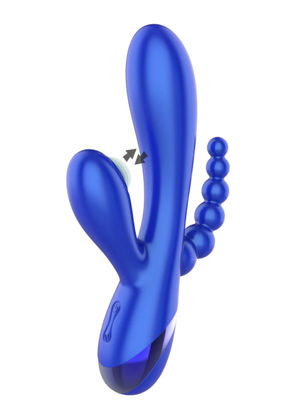 Bestel: Triple Love Vibrator by Xocoon - bij Happytoys: de erotische sex webshop | liever Happy dan Easy ⭐⭐⭐⭐⭐ - Default Title - 11124 - BLUE