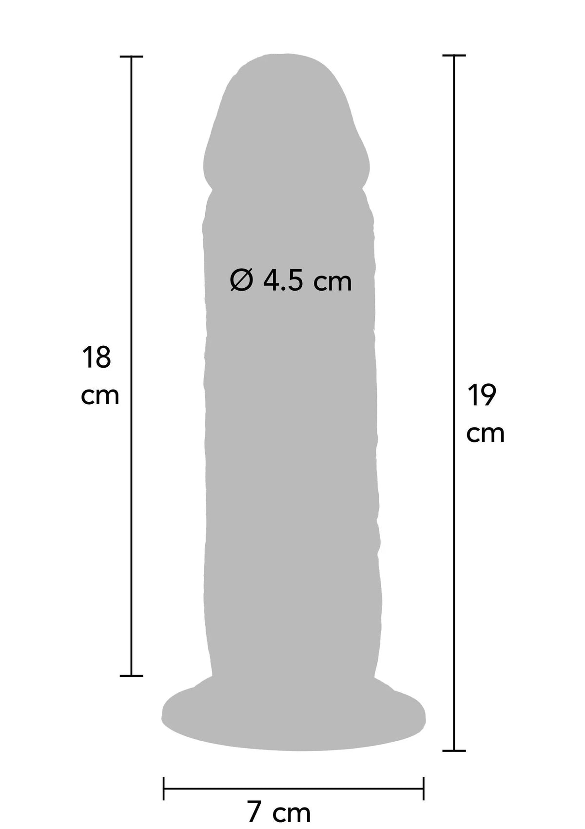 Bestel: Get Real Silicone Foreskin Dong 19 cm by ToyJoy - bij Happytoys: de erotische sex webshop | liever Happy dan Easy ⭐⭐⭐⭐⭐