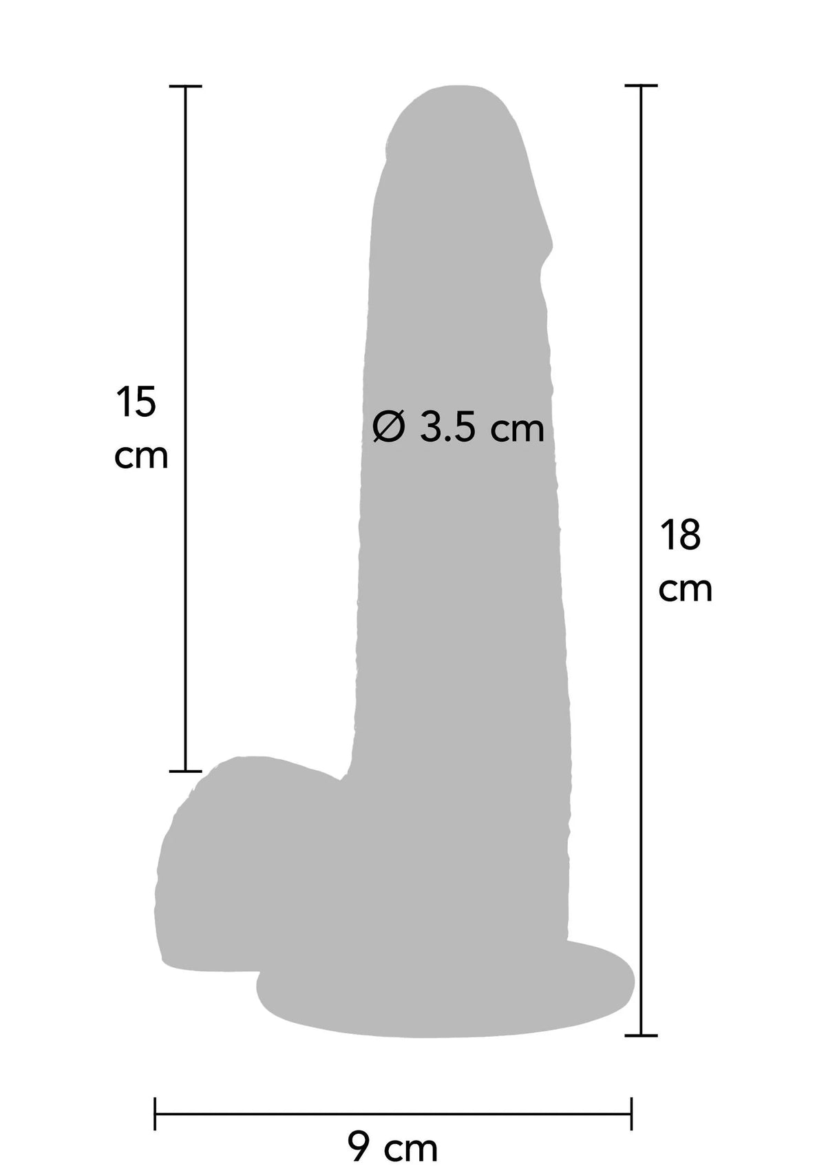 Bestel: Get Real Silicone Foreskin Dildo 18 cm by ToyJoy - bij Happytoys: de erotische sex webshop | liever Happy dan Easy ⭐⭐⭐⭐⭐