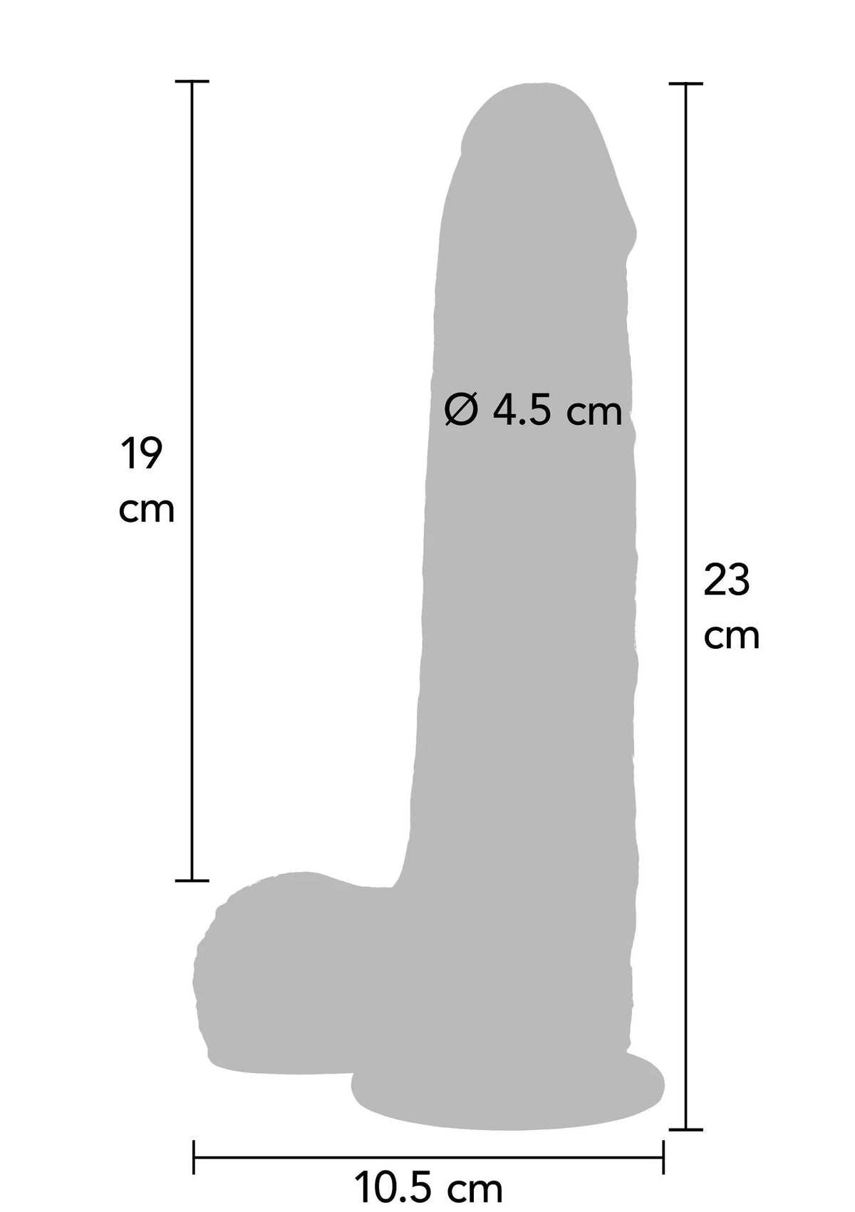 Bestel: Get Real Silicone Foreskin Dildo 23 cm by ToyJoy - bij Happytoys: de erotische sex webshop | liever Happy dan Easy ⭐⭐⭐⭐⭐