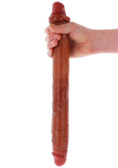 Bestel: Get Real Silicone Foreskin Double Dong 46 cm by ToyJoy - bij Happytoys: de erotische sex webshop | liever Happy dan Easy ⭐⭐⭐⭐⭐