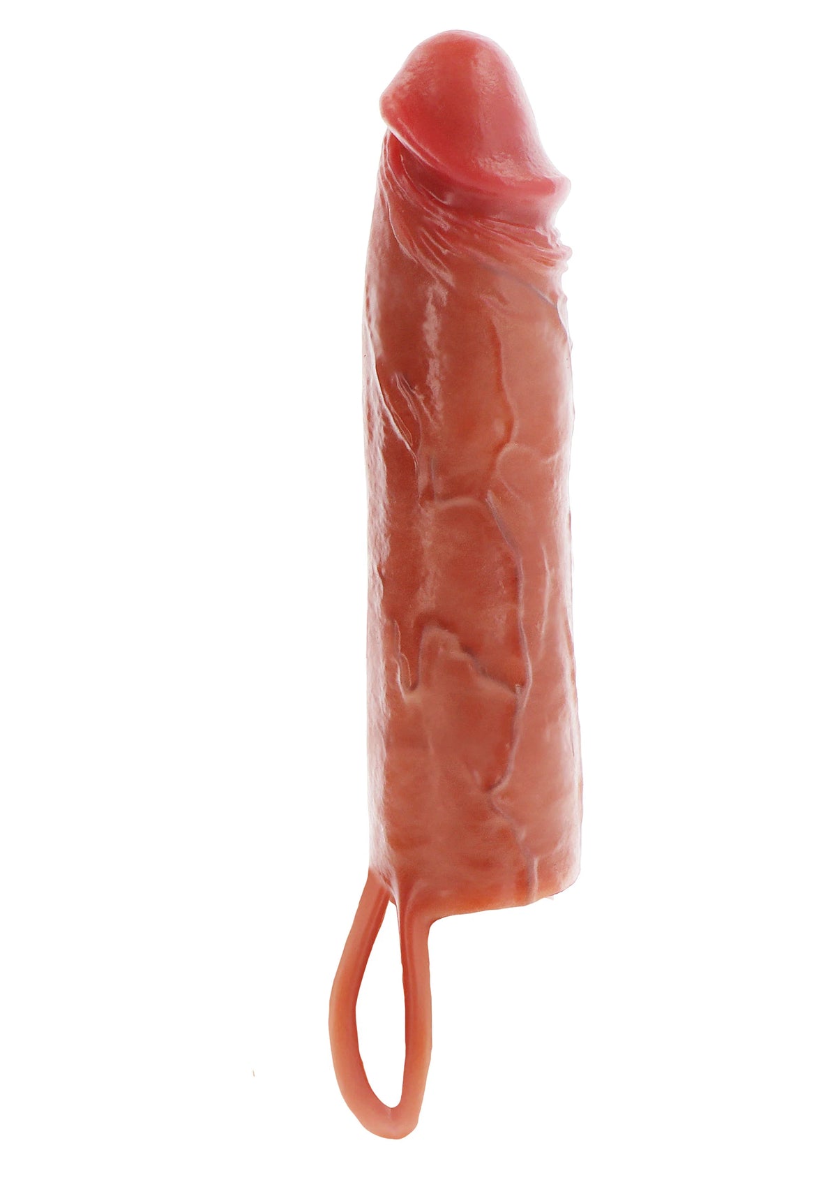 Bestel: Hydrated Skin Penis Sleeve Silicone 20 cm - bij Happytoys: de erotische sex webshop | liever Happy dan Easy ⭐⭐⭐⭐⭐ - Default Title - 11211 - CARAMEL