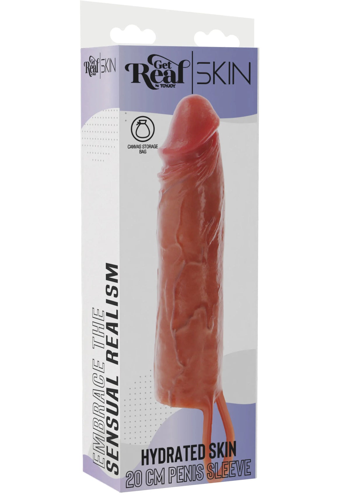 Bestel: Hydrated Skin Penis Sleeve Silicone 20 cm - bij Happytoys: de erotische sex webshop | liever Happy dan Easy ⭐⭐⭐⭐⭐