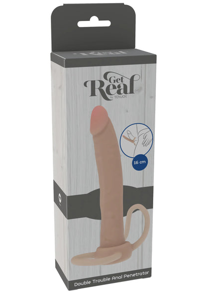 Bestel: Dong Double Trouble Silicone by ToyJoy - bij Happytoys: de erotische sex webshop | liever Happy dan Easy ⭐⭐⭐⭐⭐