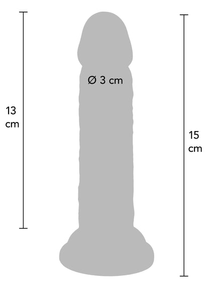 Bestel: Deluxe Dual Density Dong TPE 15 cm by ToyJoy - bij Happytoys: de erotische sex webshop | liever Happy dan Easy ⭐⭐⭐⭐⭐