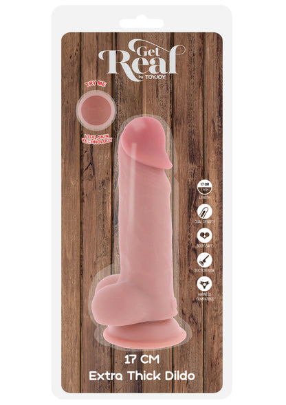 Bestel: Deluxe Dual Density Thick Dildo TPE 17 cm - bij Happytoys: de erotische sex webshop | liever Happy dan Easy ⭐⭐⭐⭐⭐