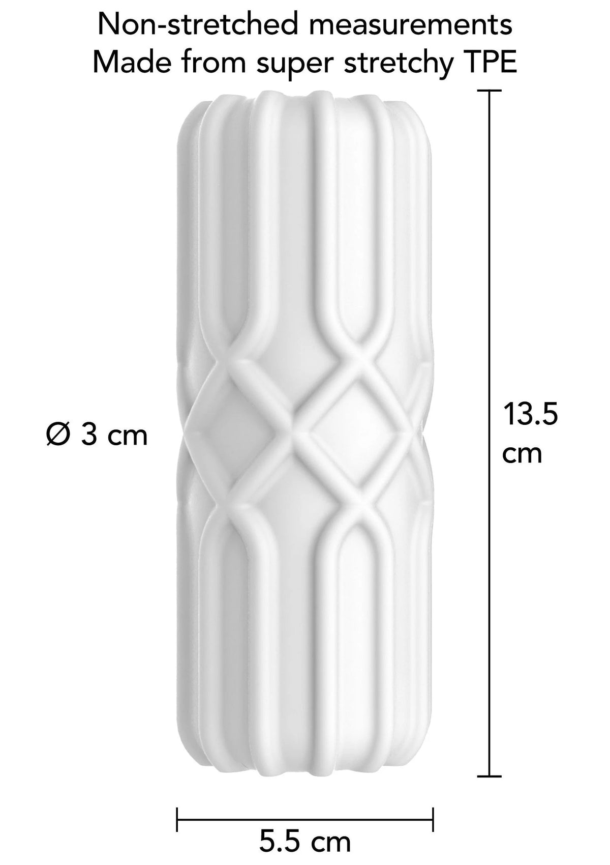 Bestel: Large Masturbator Hexo by ToyJoy - bij Happytoys: de erotische sex webshop | liever Happy dan Easy ⭐⭐⭐⭐⭐