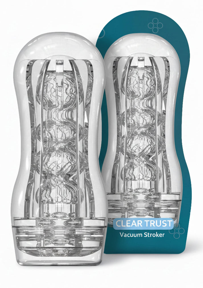 Bestel: Clear Trust Vacuum Stroker by ToyJoy Hero - bij Happytoys: de erotische sex webshop | liever Happy dan Easy ⭐⭐⭐⭐⭐