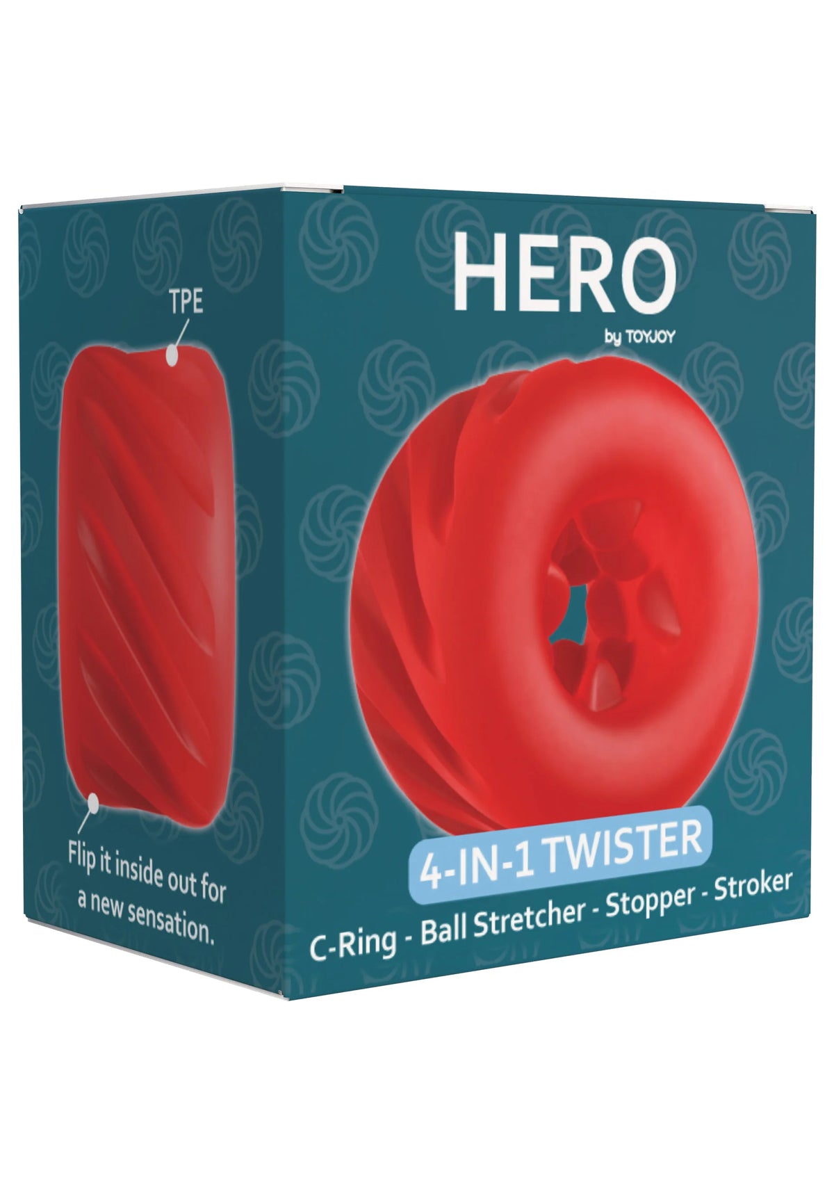Bestel: 4 - in - 1 Twister Ring by ToyJoy - bij Happytoys: de erotische sex webshop | liever Happy dan Easy ⭐⭐⭐⭐⭐