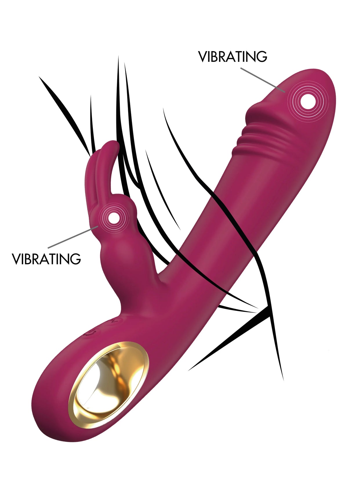 Bestel: Taygeta Pleasure Rabbit by ToyJoy Designer Edition - bij Happytoys: de erotische sex webshop | liever Happy dan Easy ⭐⭐⭐⭐⭐