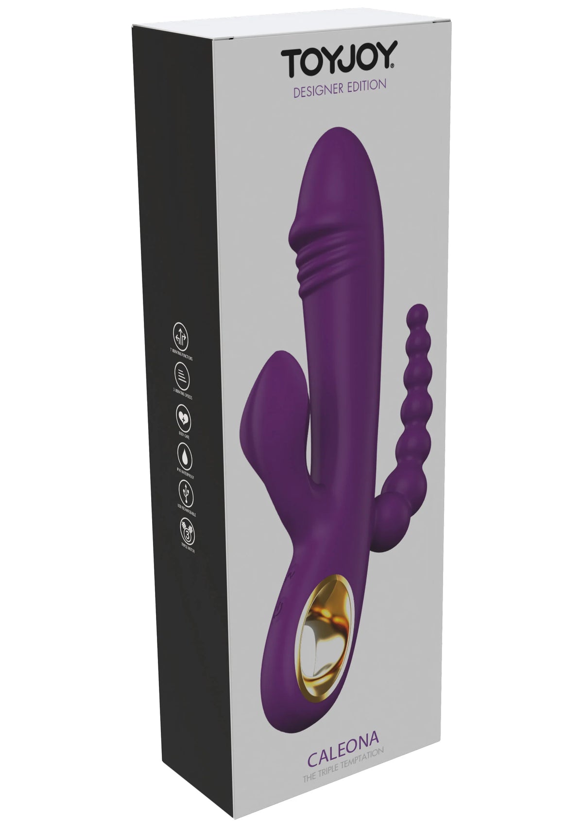 Bestel: Caleona Triple Temptation by ToyJoy Designer Edition - bij Happytoys: de erotische sex webshop | liever Happy dan Easy ⭐⭐⭐⭐⭐