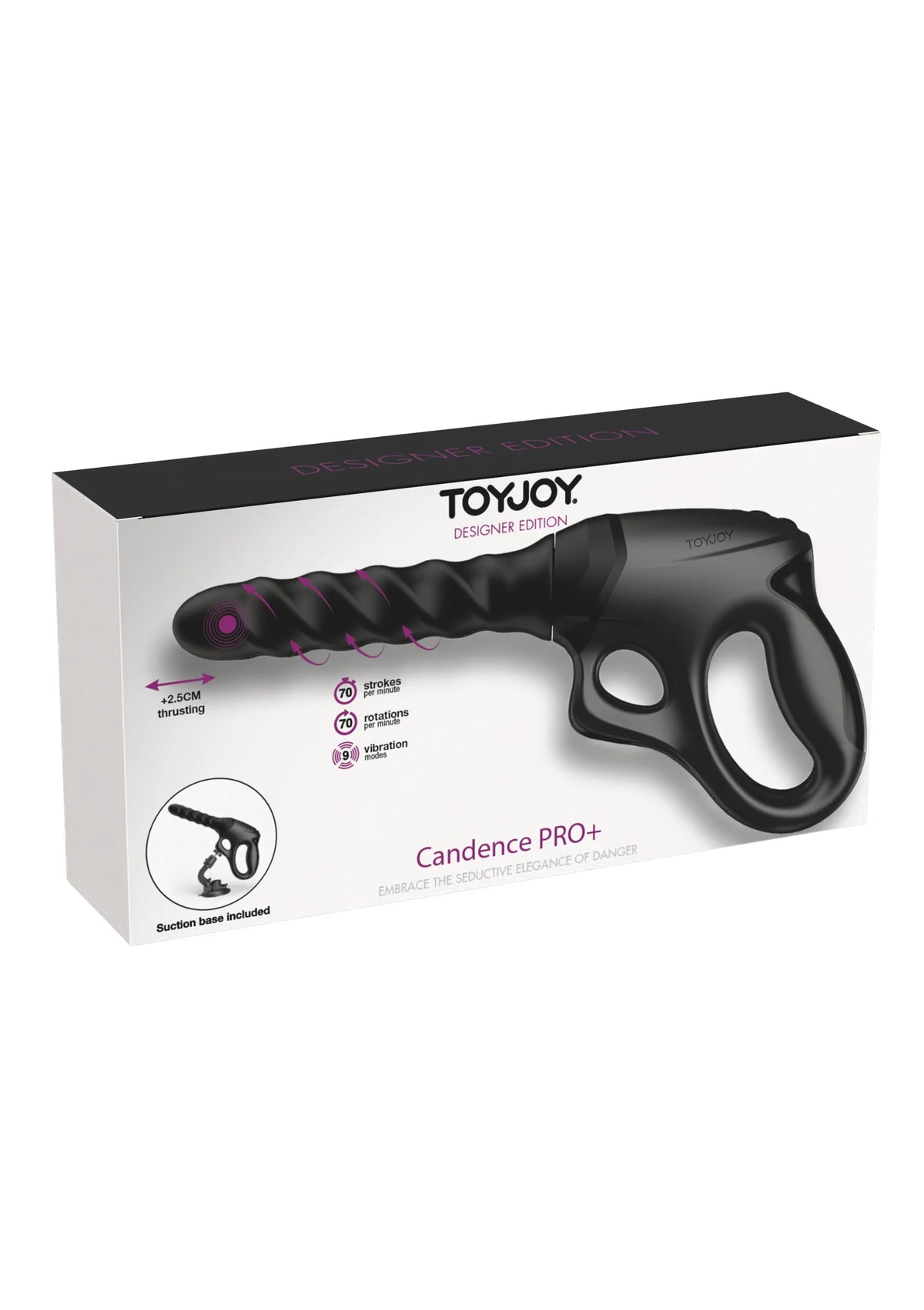 Bestel: Cadence Fatale PRO+ by ToyJoy - bij Happytoys: de erotische sex webshop | liever Happy dan Easy ⭐⭐⭐⭐⭐