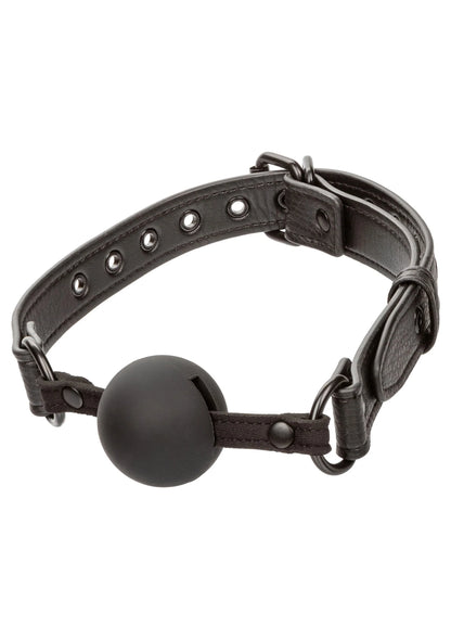 Bestel: Nocturnal Ball Gag by CalExotics - bij Happytoys: de erotische sex webshop | liever Happy dan Easy ⭐⭐⭐⭐⭐ - Default Title - 11931 - BLACK