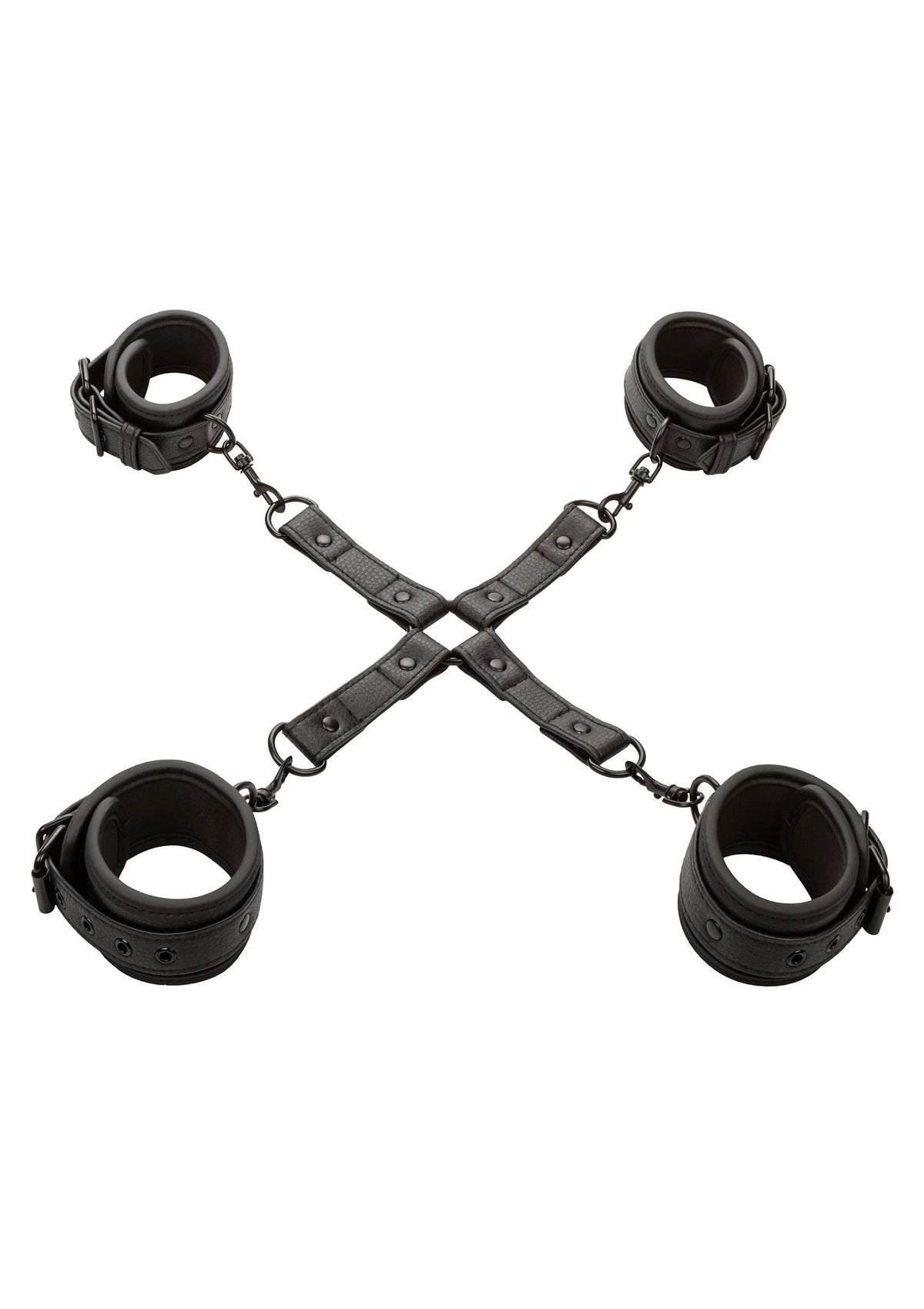 Bestel: Nocturnal Hog Tie by CalExotics - bij Happytoys: de erotische sex webshop | liever Happy dan Easy ⭐⭐⭐⭐⭐ - Default Title - 11935 - BLACK