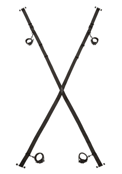 Bestel: Nocturnal Over The Door Cross by CalExotics - bij Happytoys: de erotische sex webshop | liever Happy dan Easy ⭐⭐⭐⭐⭐ - Default Title - 11941 - BLACK