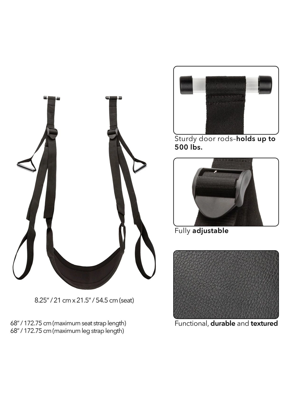 Bestel: Nocturnal Sex Swing by CalExotics - bij Happytoys: de erotische sex webshop | liever Happy dan Easy ⭐⭐⭐⭐⭐
