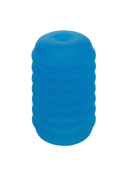 Bestel: Pop Sock Ribbed stroker by CalExotics Pop Socks - bij Happytoys: de erotische sex webshop | liever Happy dan Easy ⭐⭐⭐⭐⭐ - Blauw - 11957 - BLUE