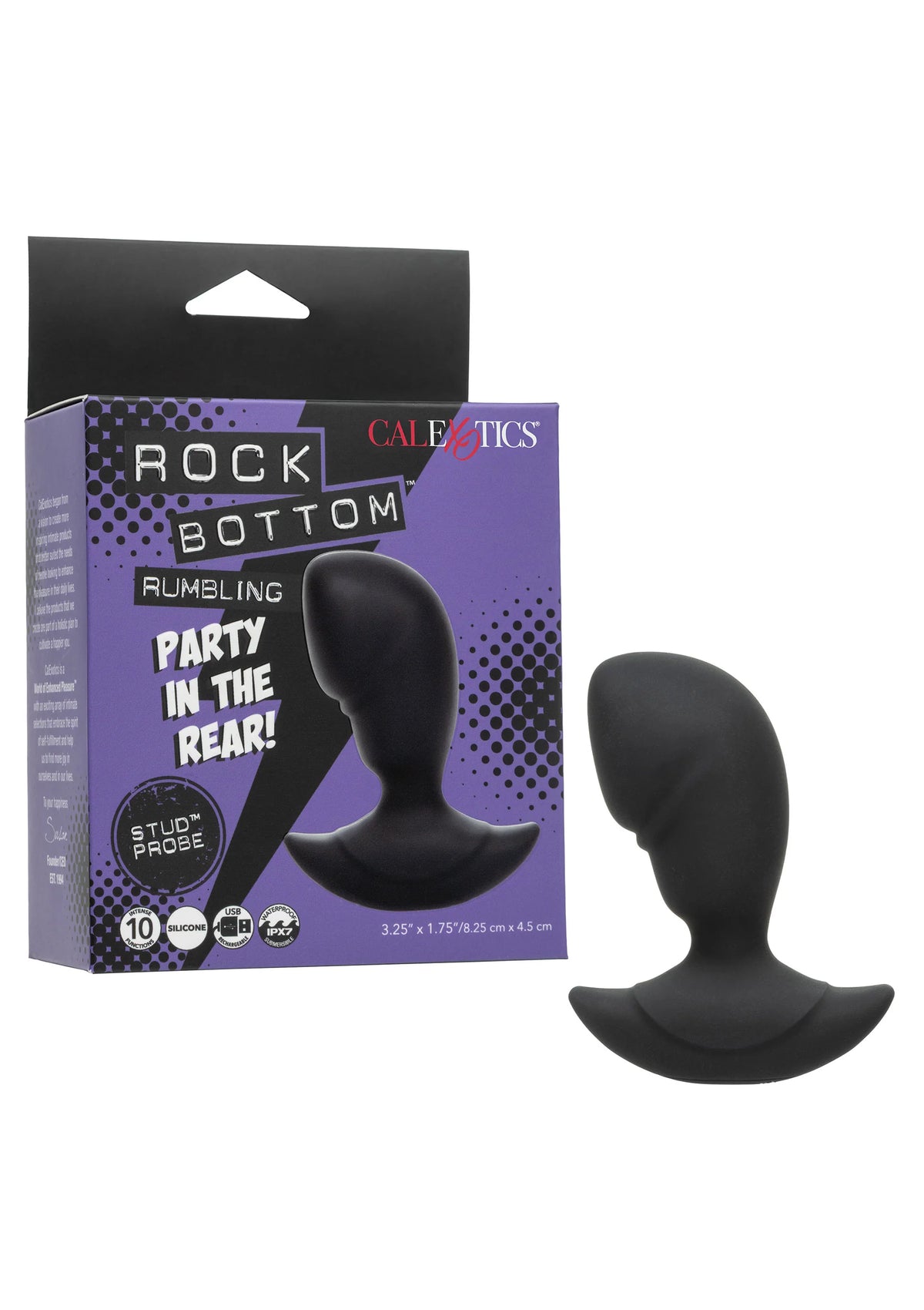 Bestel: Rumbling Stud Probe by CalExotics Rock Bottom - bij Happytoys: de erotische sex webshop | liever Happy dan Easy ⭐⭐⭐⭐⭐