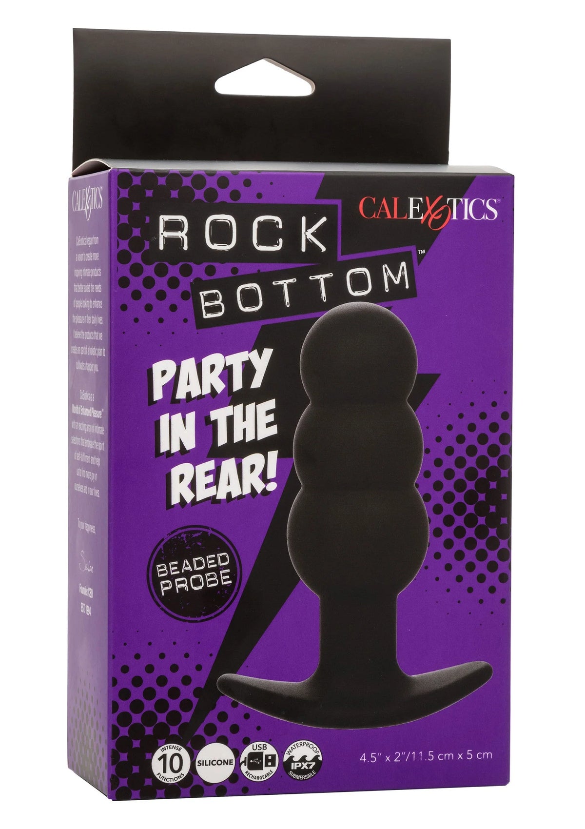 Bestel: Rock Bottom Beaded Probe by CalExotics - bij Happytoys: de erotische sex webshop | liever Happy dan Easy ⭐⭐⭐⭐⭐