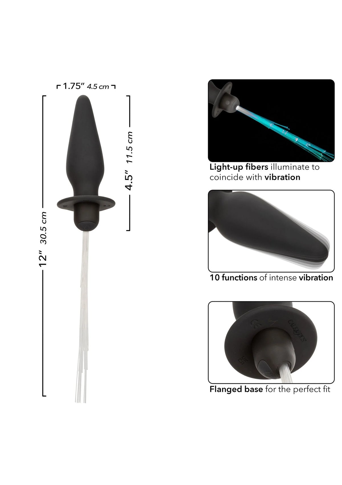 Bestel: Vibrating Light Up Anal Probe by CalExotics - bij Happytoys: de erotische sex webshop | liever Happy dan Easy ⭐⭐⭐⭐⭐