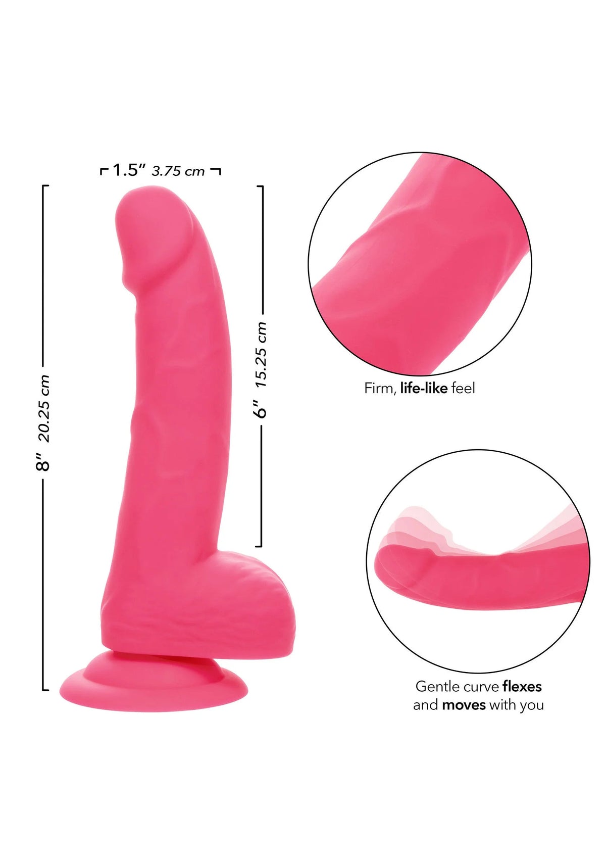 Bestel: Neon Silicone Studs 6 inch by CalExotics - bij Happytoys: de erotische sex webshop | liever Happy dan Easy ⭐⭐⭐⭐⭐