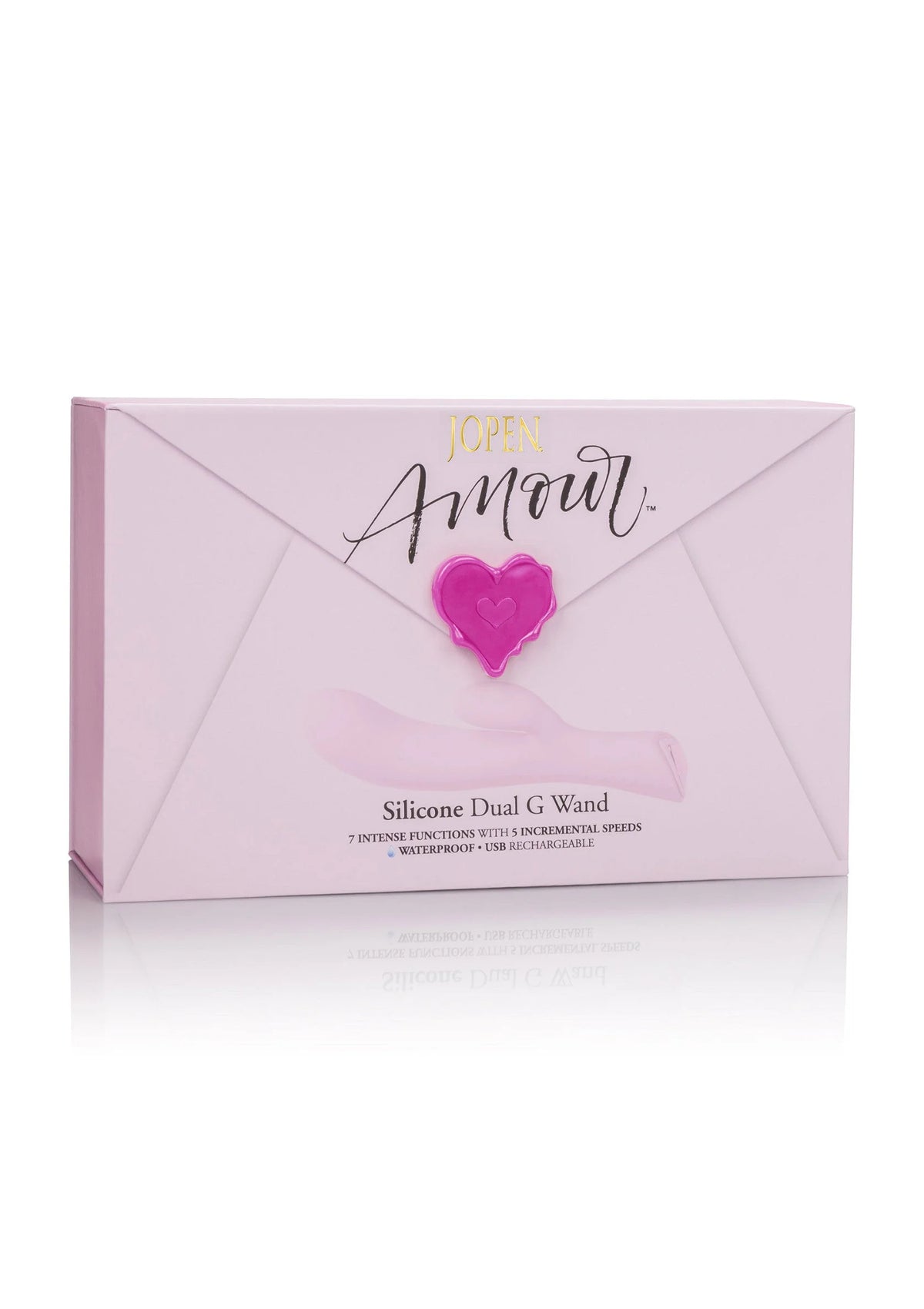 Bestel: Amour Silicone Dual G Wand Dubbele Vibrator by Jopen - bij Happytoys: de erotische sex webshop | liever Happy dan Easy ⭐⭐⭐⭐⭐