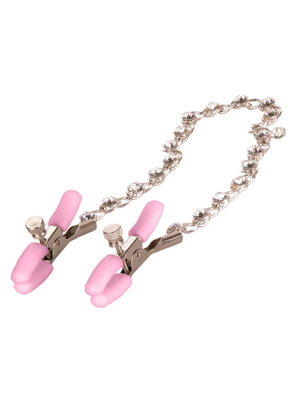 Bestel: First Time Crystal Nipple Teasers by CalExotics - bij Happytoys: de erotische sex webshop | liever Happy dan Easy ⭐⭐⭐⭐⭐