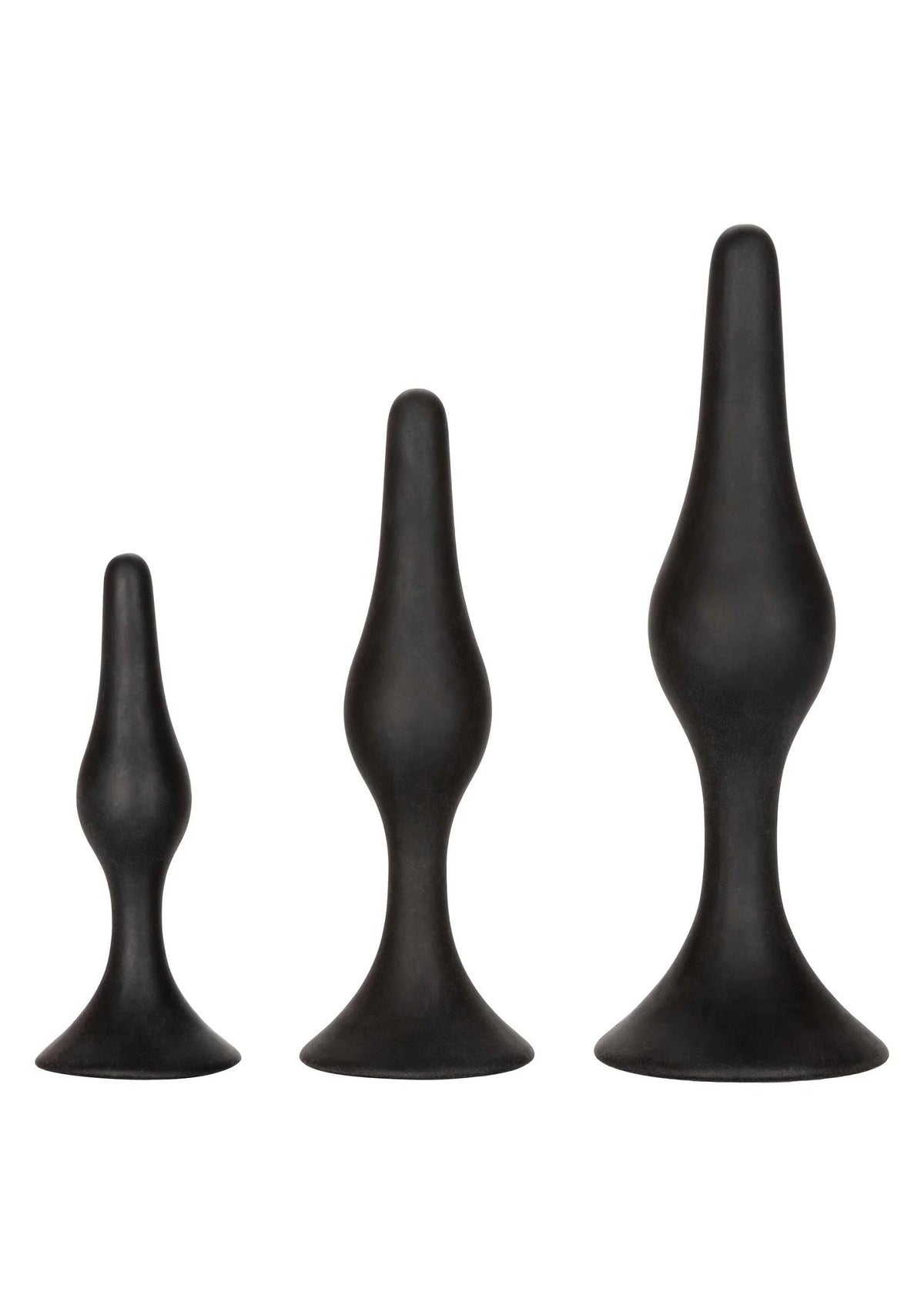 Bestel: Silicone Anal Starter Kit by CalExotics - bij Happytoys: de erotische sex webshop | liever Happy dan Easy ⭐⭐⭐⭐⭐ - Default Title - 12028 - BLACK