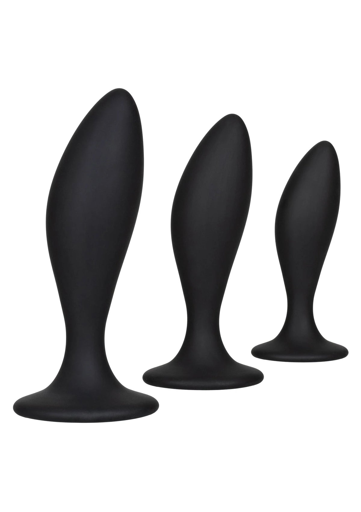 Bestel: Silicone Anal Curve Kit by CalExotics - bij Happytoys: de erotische sex webshop | liever Happy dan Easy ⭐⭐⭐⭐⭐ - Default Title - 12035 - BLACK