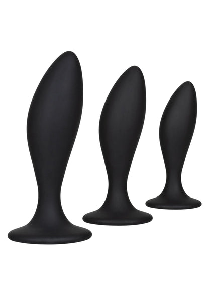 Bestel: Silicone Anal Curve Kit by CalExotics - bij Happytoys: de erotische sex webshop | liever Happy dan Easy ⭐⭐⭐⭐⭐ - Default Title - 12035 - BLACK