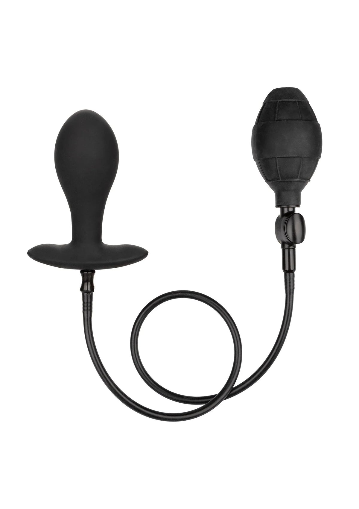 Bestel: Weighted Inflatable Plug Large by CalExotics Anal - bij Happytoys: de erotische sex webshop | liever Happy dan Easy ⭐⭐⭐⭐⭐ - Default Title - 12036 - BLACK