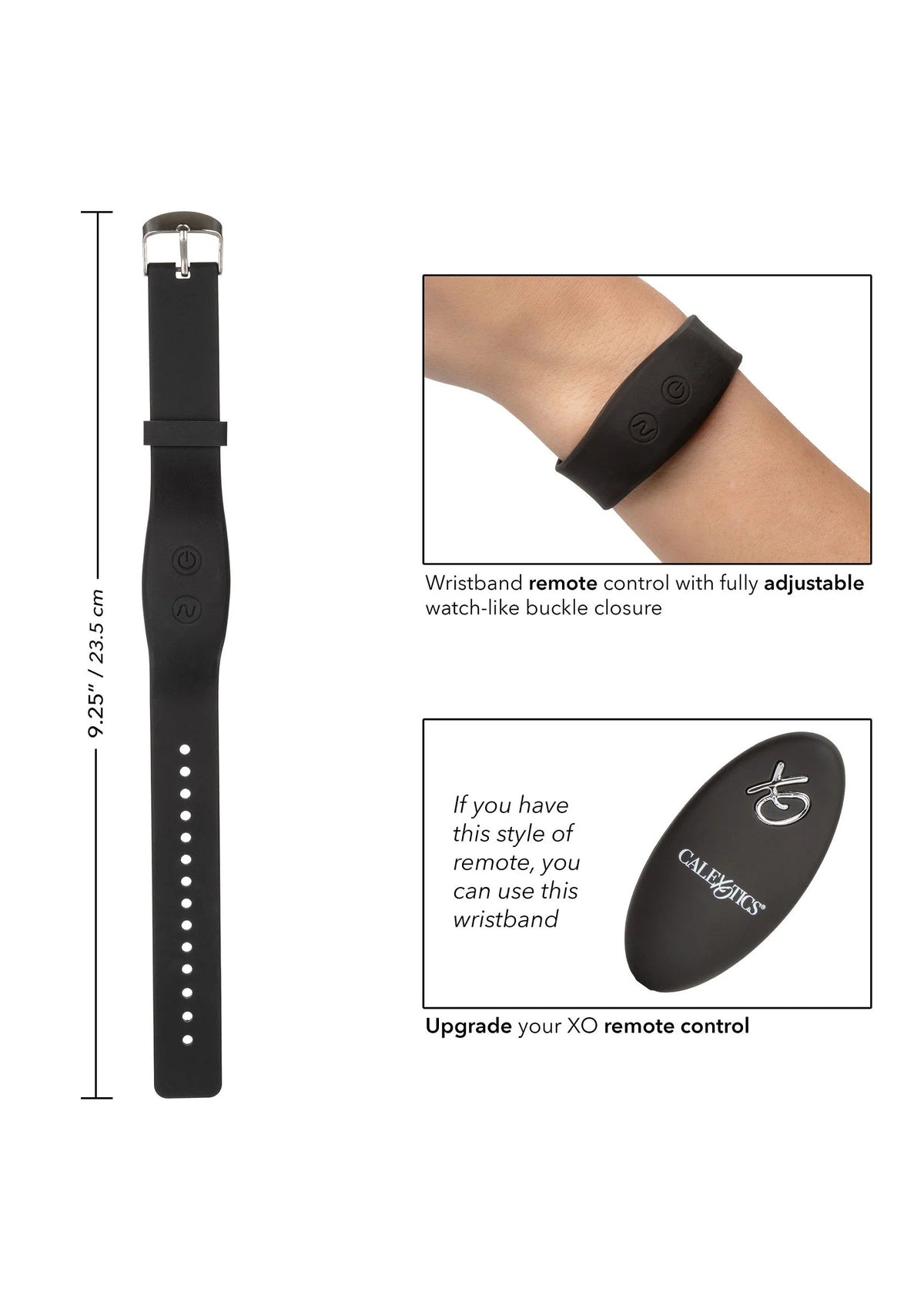 Bestel: Wristband Remote Accessory by CalExotics - bij Happytoys: de erotische sex webshop | liever Happy dan Easy ⭐⭐⭐⭐⭐