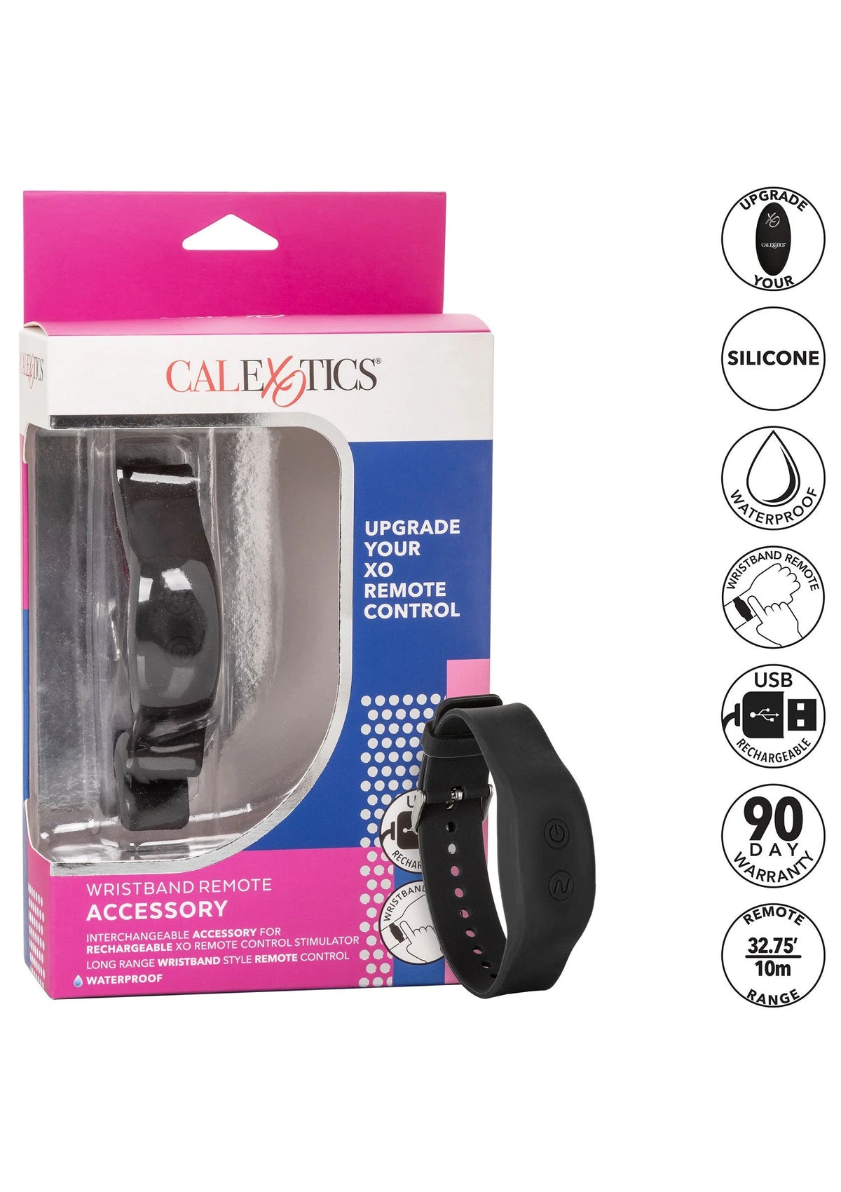 Bestel: Wristband Remote Accessory by CalExotics - bij Happytoys: de erotische sex webshop | liever Happy dan Easy ⭐⭐⭐⭐⭐