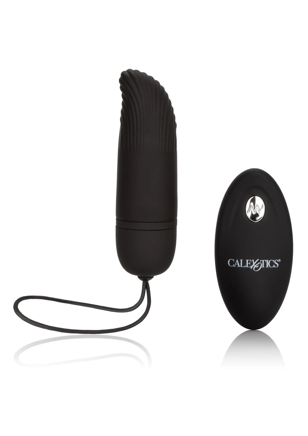 Bestel: Silicone Remote Ridged G G - spot vibrator by CalExotics - bij Happytoys: de erotische sex webshop | liever Happy dan Easy ⭐⭐⭐⭐⭐ - Default Title - 12061 - BLACK