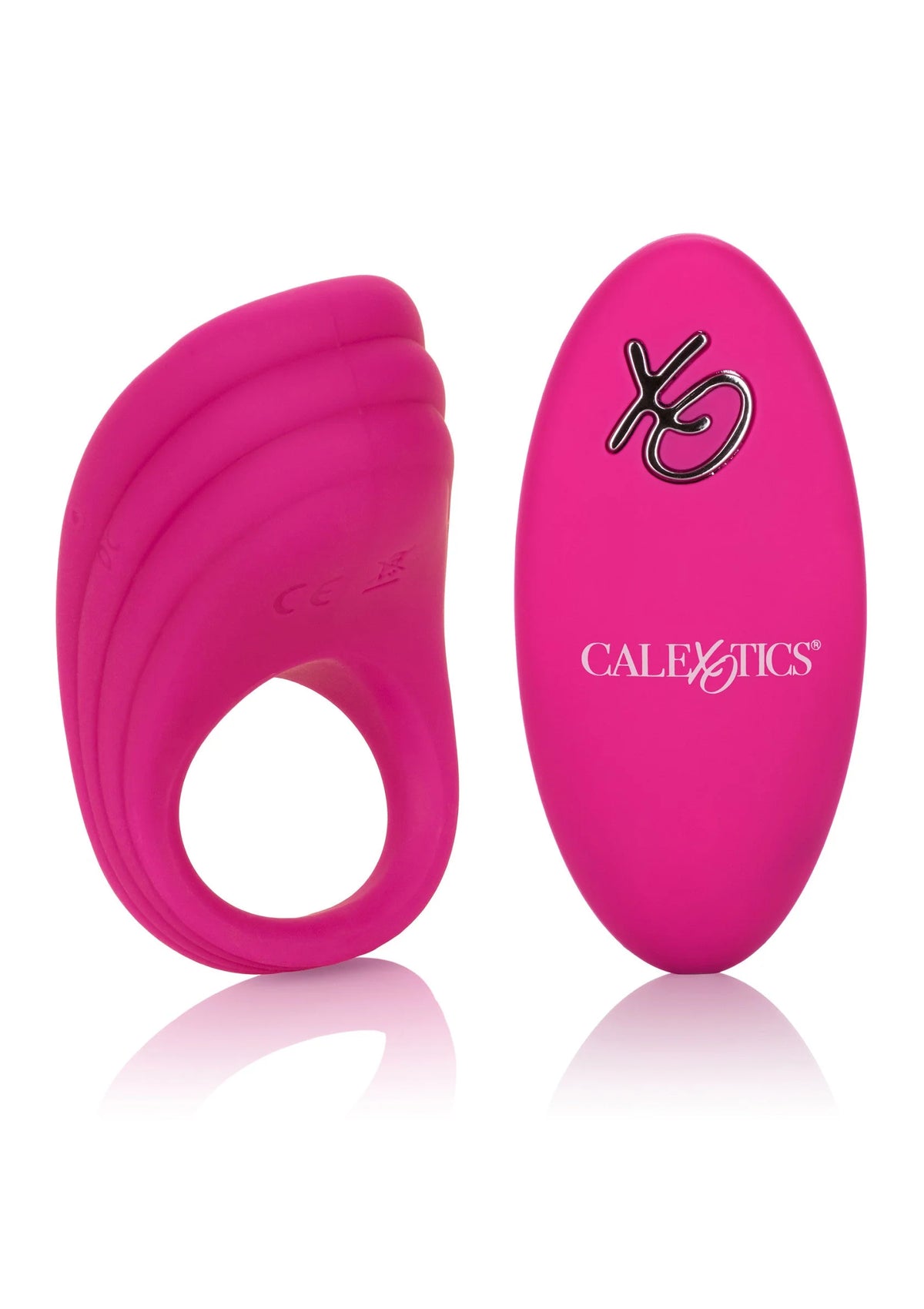 Bestel: Silicone Remote Pleasure Ring cockring by CalExotics - bij Happytoys: de erotische sex webshop | liever Happy dan Easy ⭐⭐⭐⭐⭐ - Default Title - 12068 - PINK