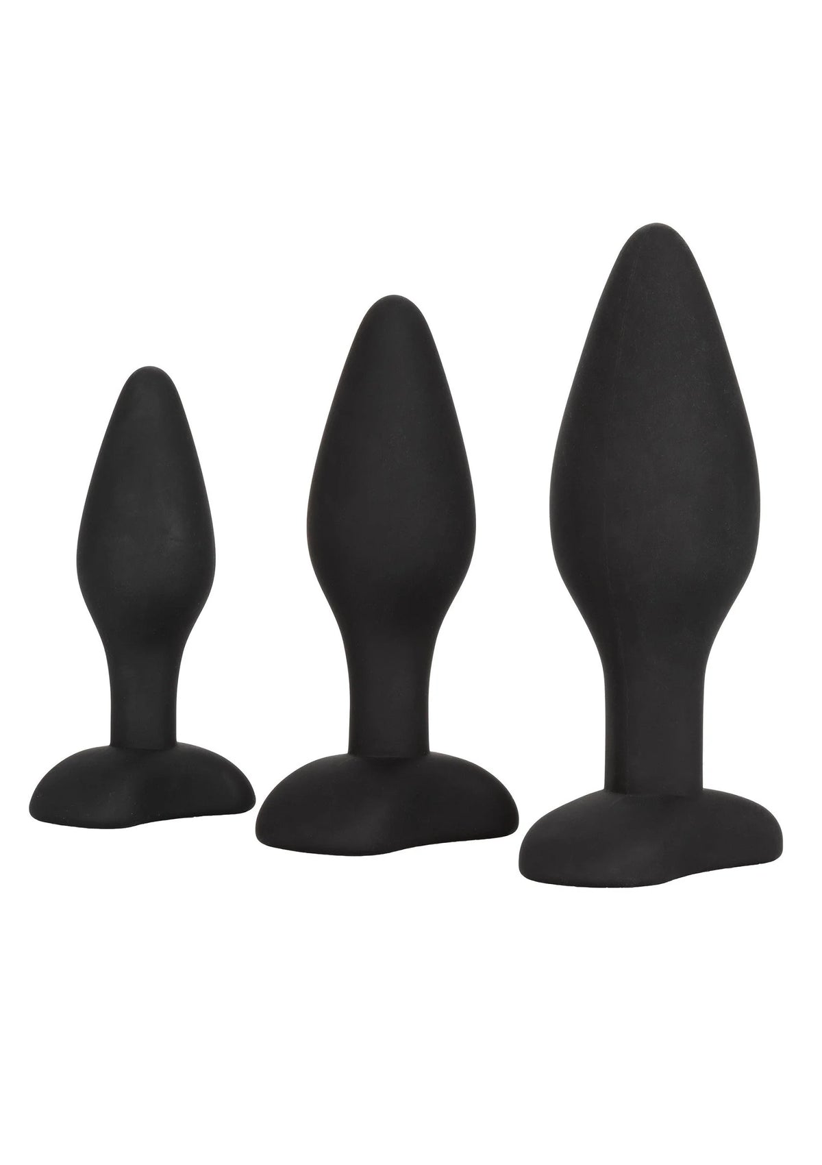 Bestel: Silicone Anal Exerciser Kit by CalExotics - bij Happytoys: de erotische sex webshop | liever Happy dan Easy ⭐⭐⭐⭐⭐ - Default Title - 12107 - BLACK